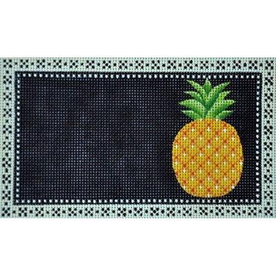 Pineapple Needlecase Painted Canvas Kirk & Bradley