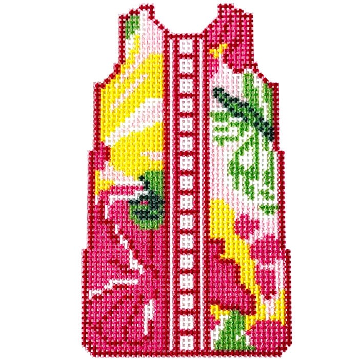 Pink Shift Printed Canvas Needlepoint To Go