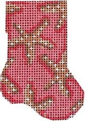 Pink Starfish Micro Sock Painted Canvas Associated Talents