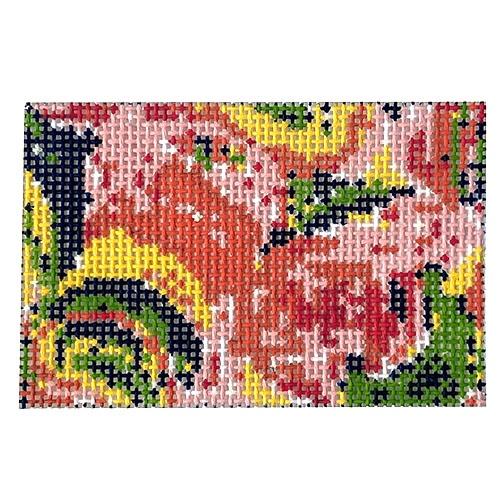 Pink Wallet Insert Painted Canvas Danji Designs - 1