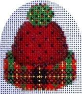 Plaid / Green Tassel Micro Hat Painted Canvas Associated Talents