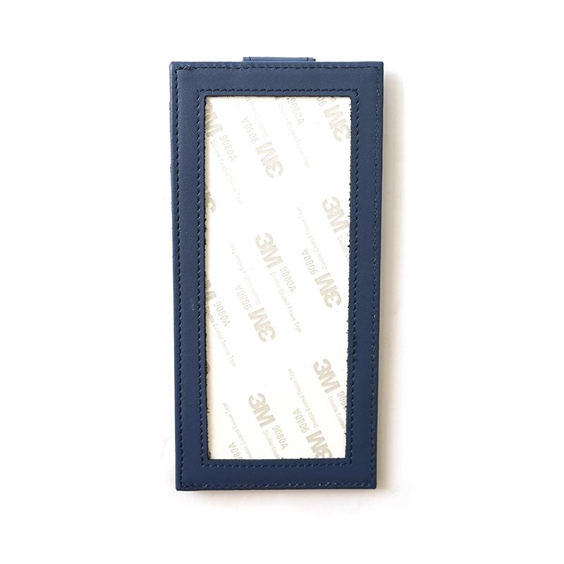 Planet Earth - Women's Credit Card Holder - Blue Leather Goods Planet Earth Leather
