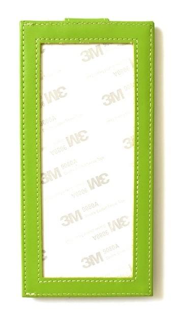 Planet Earth - Women's Credit Card Holder - Green Leather Goods Planet Earth Leather