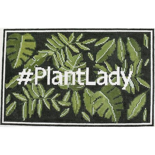 #PlantLady Painted Canvas Pewter & Pine - 1