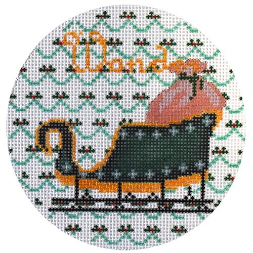 Plum Christmas Wonder Painted Canvas The Plum Stitchery - 1
