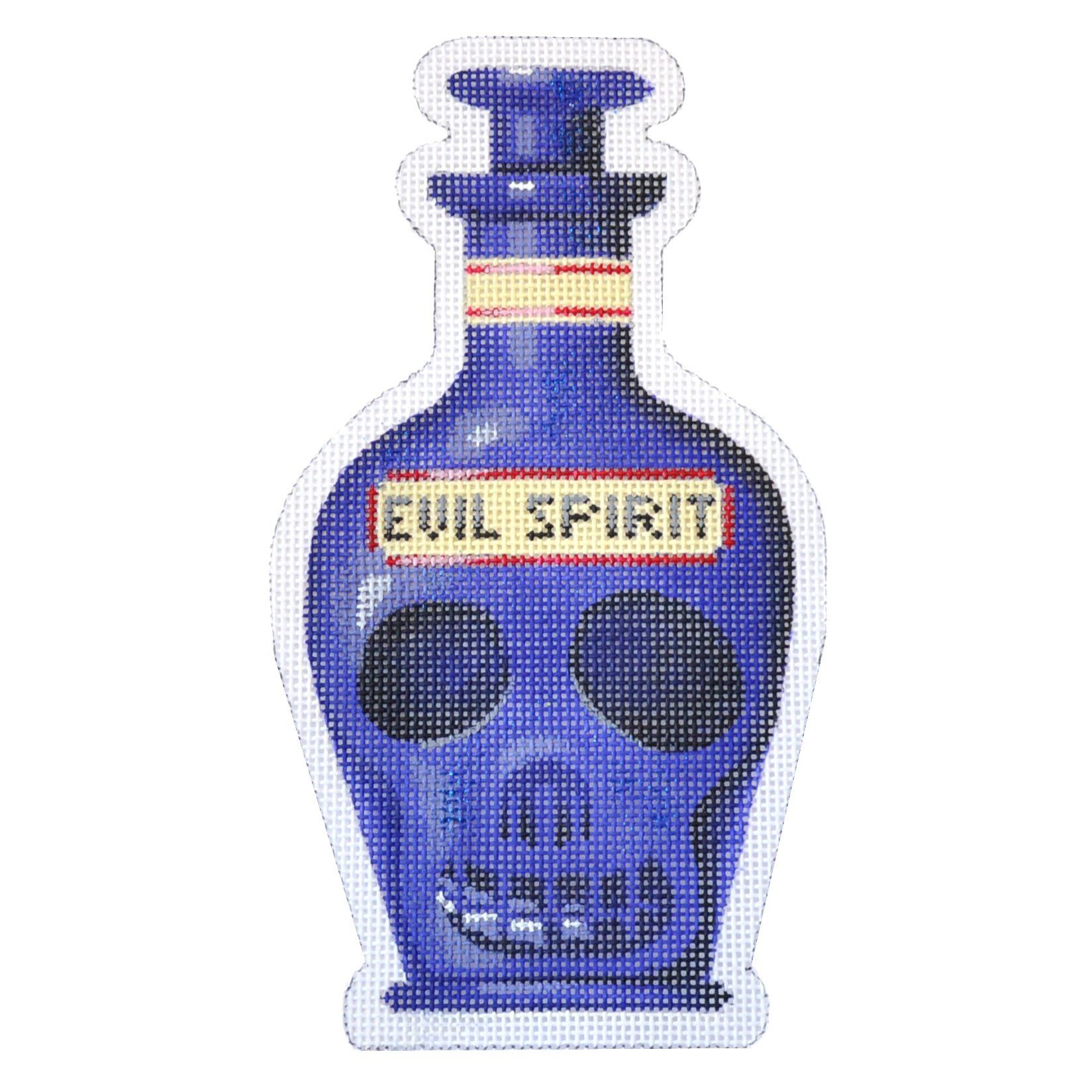 Poison Bottle   Evil Spirit Painted Canvas Kirk & Bradley