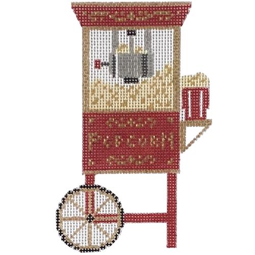 Popcorn Cart Painted Canvas Audrey Wu Designs - 1