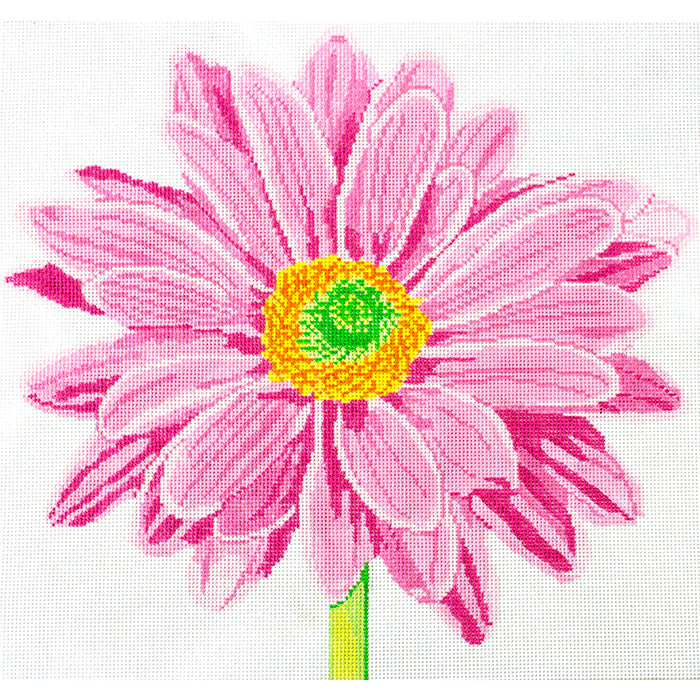 Powder Puff Daisy JS Painted Canvas Jean Smith - 1