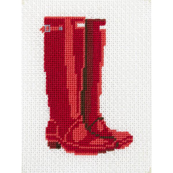 Preppy Wellies Kit Kits Needlepoint To Go