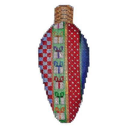 Present Stack Light Bulb Painted Canvas Associated Talents - 1