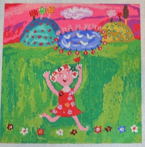 Primavera I Painted Canvas Birds of a Feather