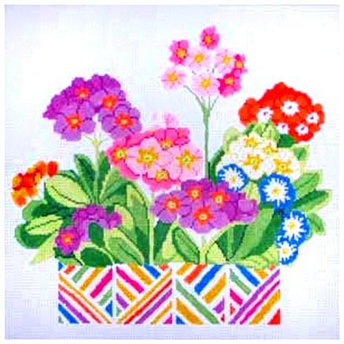 Primrose Fiesta Painted Canvas Jean Smith - 1