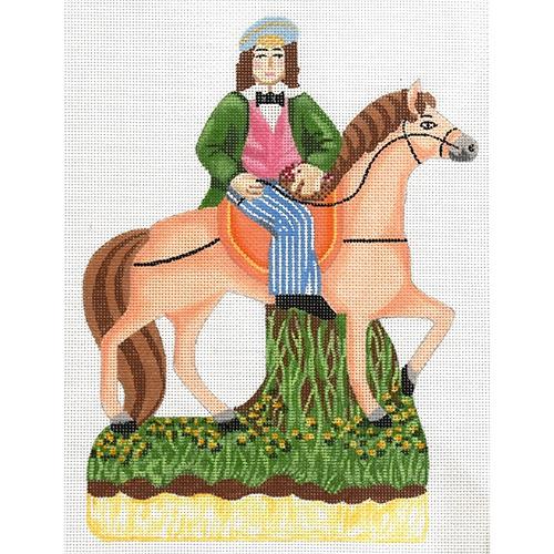 Prince Albert Painted Canvas The Plum Stitchery - 1