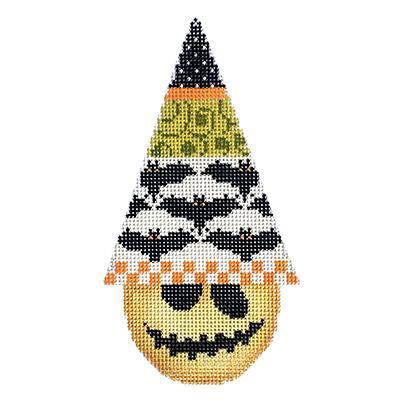 Pumpkin Cones Bats Painted Canvas Kirk & Bradley - 1