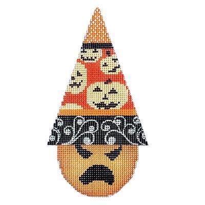 Pumpkin Cones Jack O'Lantern Painted Canvas Kirk & Bradley - 1