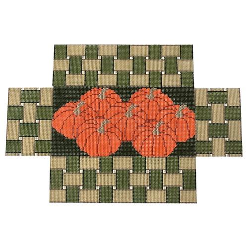 Pumpkins Brick Cover Painted Canvas J. Child Designs - 1