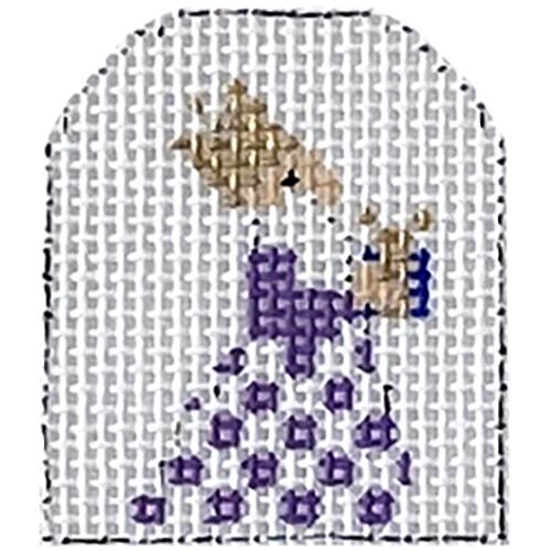 Purple King with Stitch Guide Painted Canvas The Princess & Me - 1