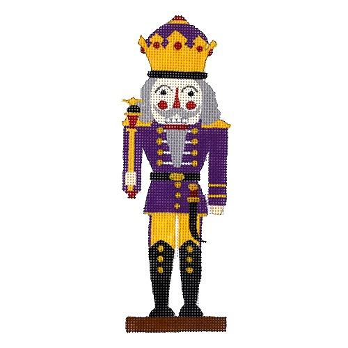 Purple Nutcracker Painted Canvas Love You More - 1