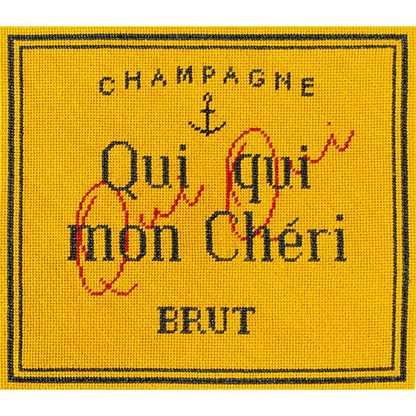 Qui Qui Mon Ch√©ri Printed Canvas Needlepoint To Go 