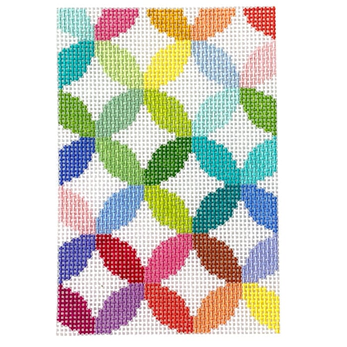 Quilt Rings Passport Insert Painted Canvas Elizabeth Crane Swartz Designs - 1