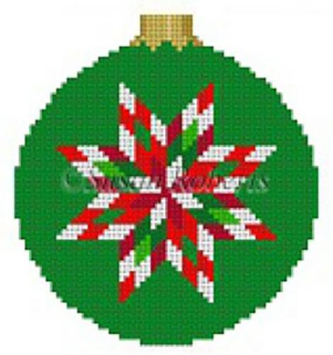 Quilt Star Painted Canvas Susan Roberts Needlepoint Designs, Inc.
