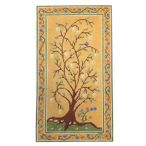 Quince Gold Painted Canvas The Plum Stitchery - 1