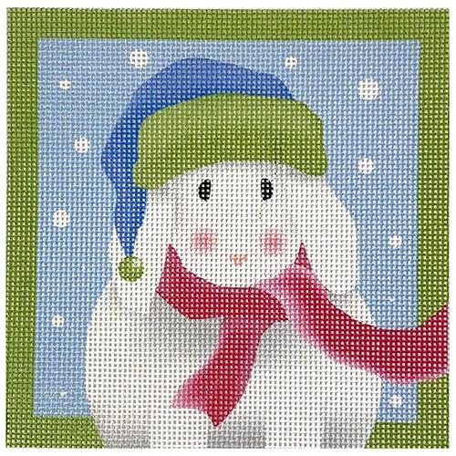 Rabbit Square Painted Canvas Pepperberry Designs - 1