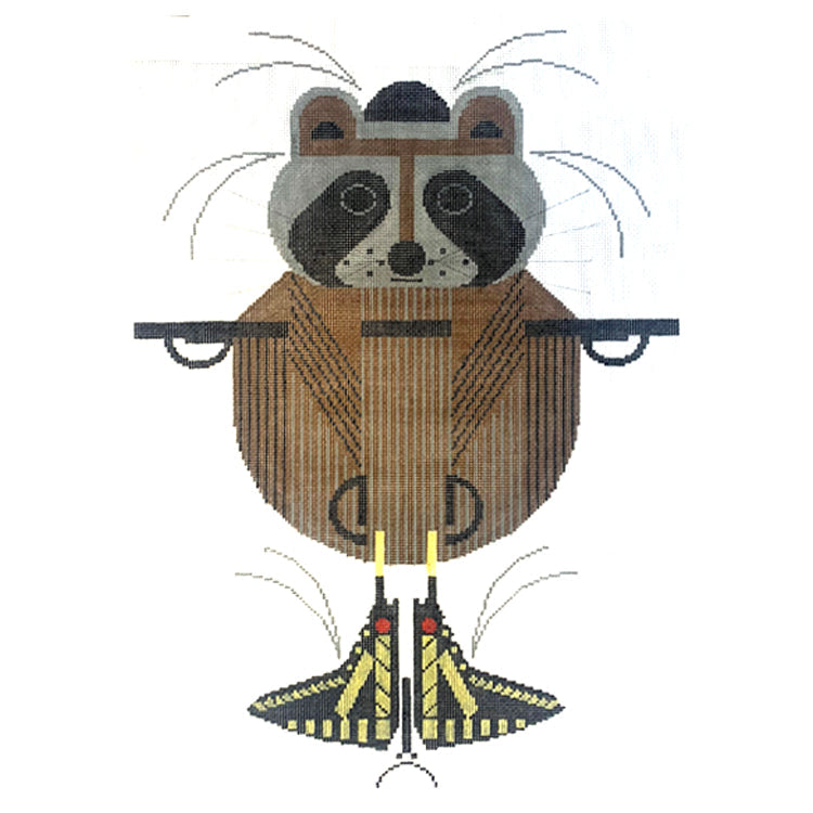Raccrobat Painted Canvas Charley Harper - 1