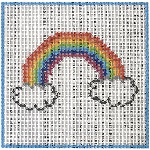 An easy beginner needlepoint kit called Woof! The design is color-printed  onto 10 count needlepoint canvas and comes wth Appletons wool yarns. –  Needlepoint For Fun