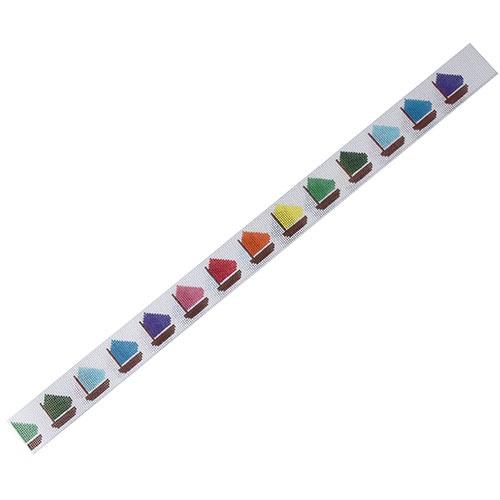 Rainbow Fleet Belt #2 Painted Canvas Silver Needle - 1