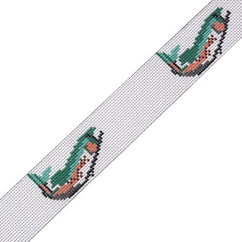Rainbow Trout Belt Painted Canvas The Meredith Collection - 1