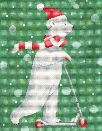 Razor Scooter Polar Bear Painted Canvas Scott Church Creative