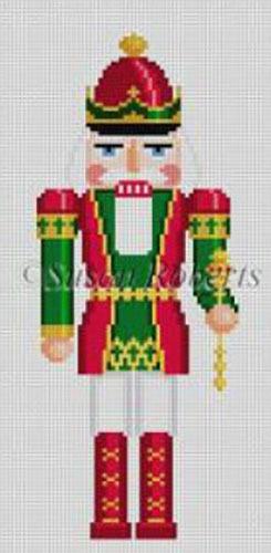 Red and Green King Painted Canvas Susan Roberts Needlepoint Designs, Inc. - 1