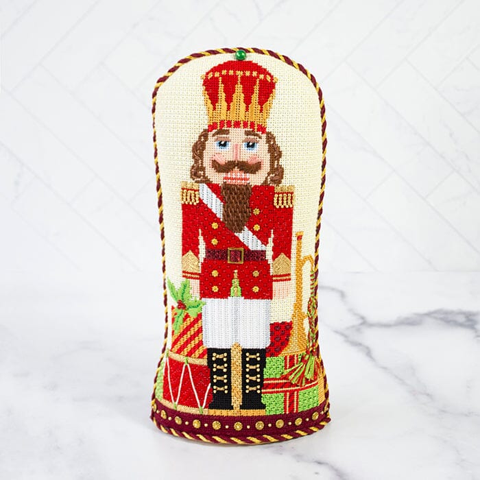 Stocking - Nutcracker Christmas hand-painted needlepoint stitching canvas, Needlepoint Canvases & Threads