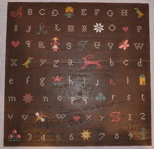 Red Reindeer Painted Canvas Birds of a Feather - 1
