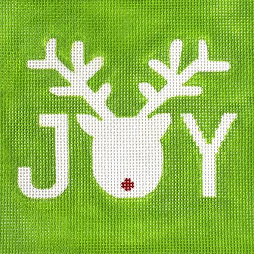 Reindeer Joy Painted Canvas Pepperberry Designs - 1
