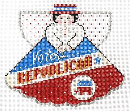 Republican Angel Painted Canvas Painted Pony Designs