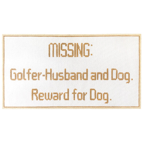 Reward for Dog Painted Canvas All About Stitching/The Collection Design