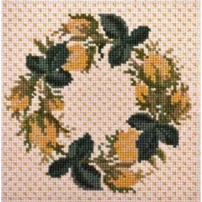Rosebud Wreath Needlepoint Kit Kits Elizabeth Bradley Design