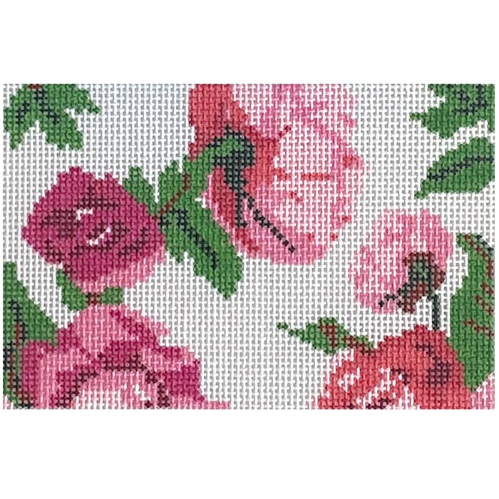Roses are Red Insert Painted Canvas Mopsey Designs - 1