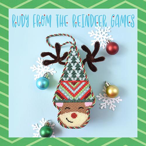 Rudy From The Reindeer Games Online Course Needlepoint.Com - 1