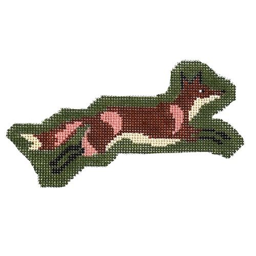 Running Fox Painted Canvas PIP & Roo - 1
