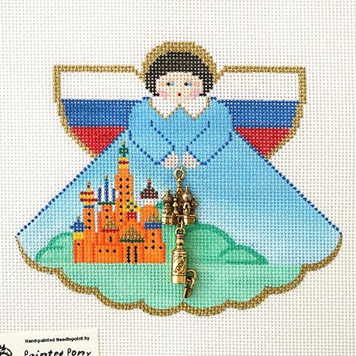 Russia Angel Painted Canvas Painted Pony Designs
