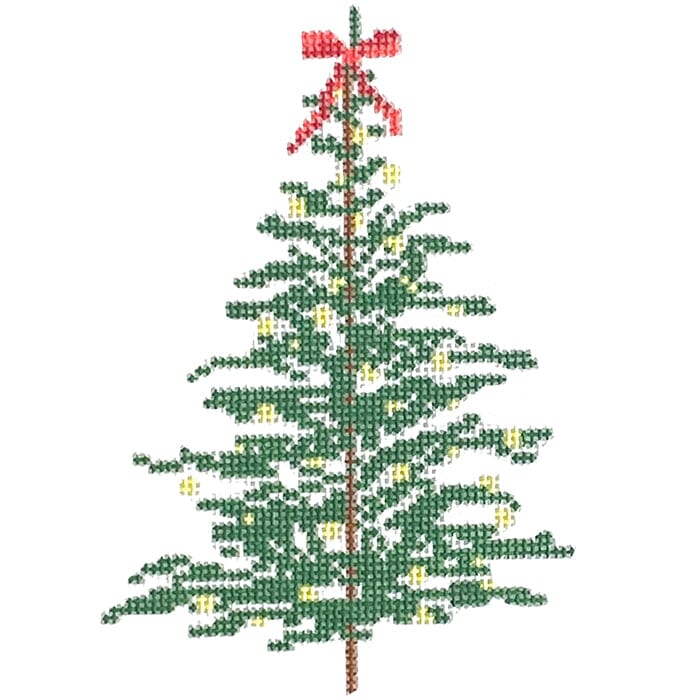 Rustic Spruce Painted Canvas Alice & Blue - 1