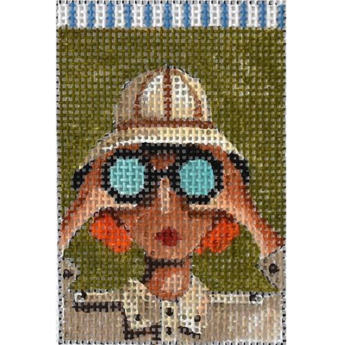 Safari Woman Painted Canvas Colors of Praise - 1