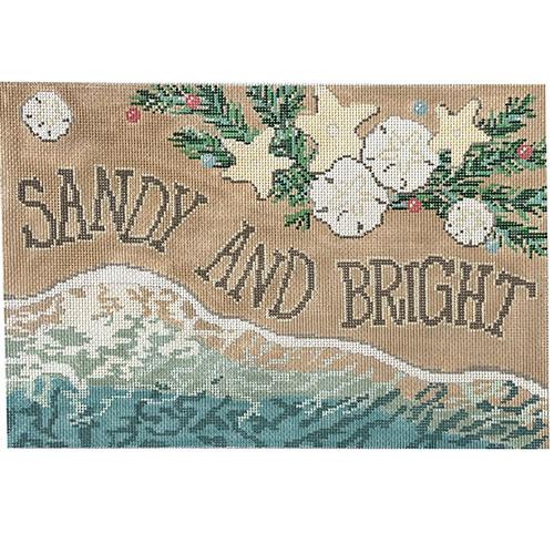 Sandy and Bright Painted Canvas CBK Needlepoint Collections