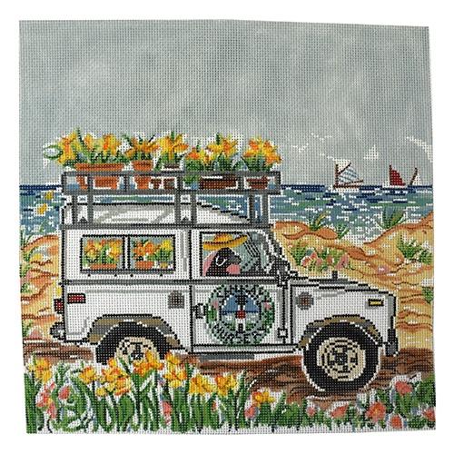 Sankaty Nursery Painted Canvas Cooper Oaks Design - 1