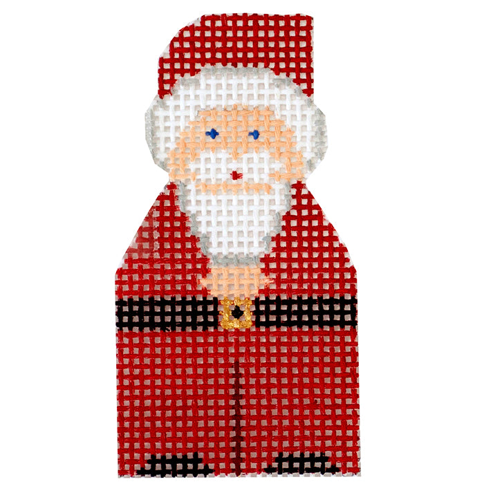 Santa Angel Figure Painted Canvas Stitch Its - 1