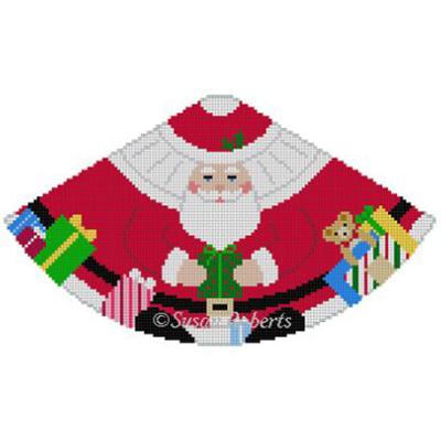 Santa Cone Painted Canvas Susan Roberts Needlepoint Designs Inc. - 1