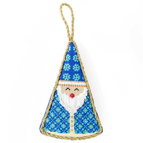 Santa Cones Blue Snowflakes Hat Kit Kits Kirk & Bradley - 3